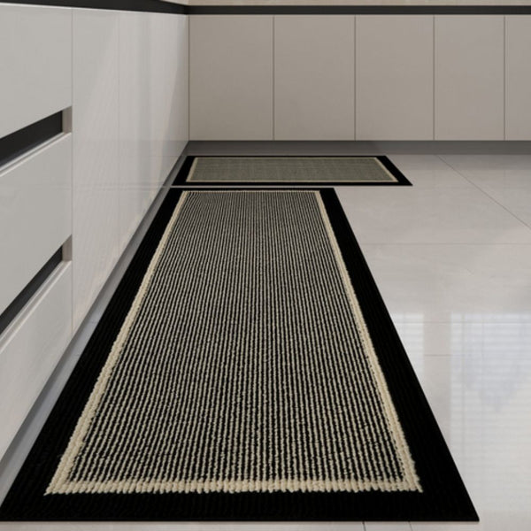 Knitted two-tone kitchen mat, photo 1