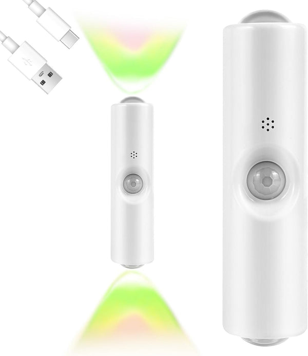 Magnetic LED wall light mounted on a wall