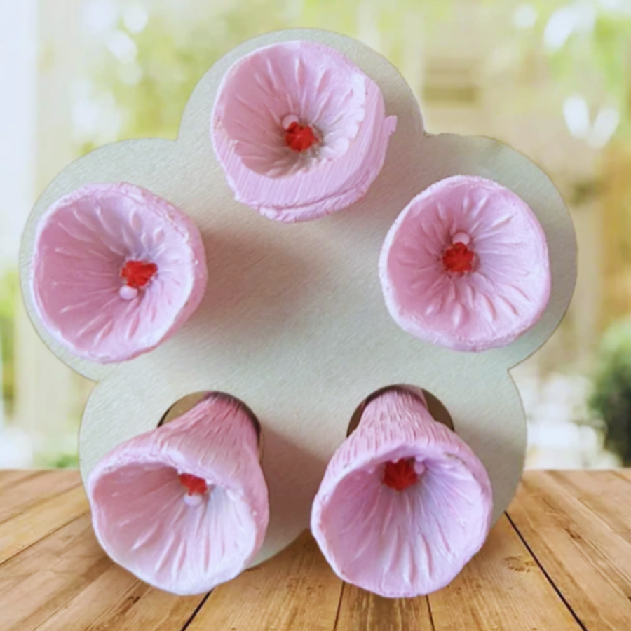 Set of five BeeCups in different colors
