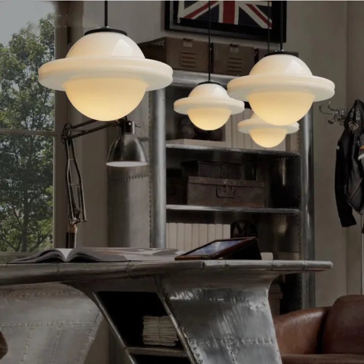 Pendant light shown against a plain background