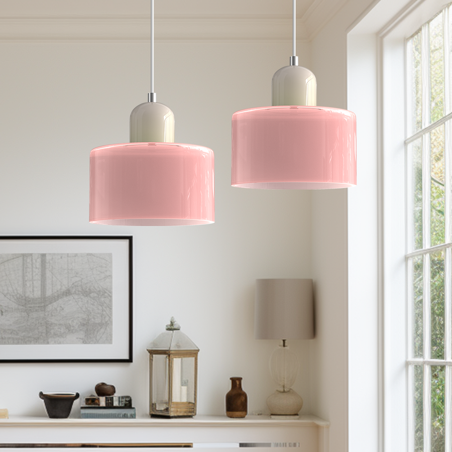 Nordic-style cylinder pendant light – photo 39