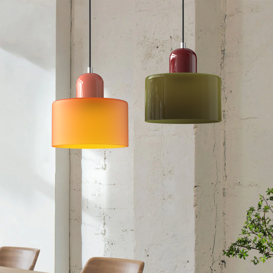Nordic-style cylinder pendant light – photo 37