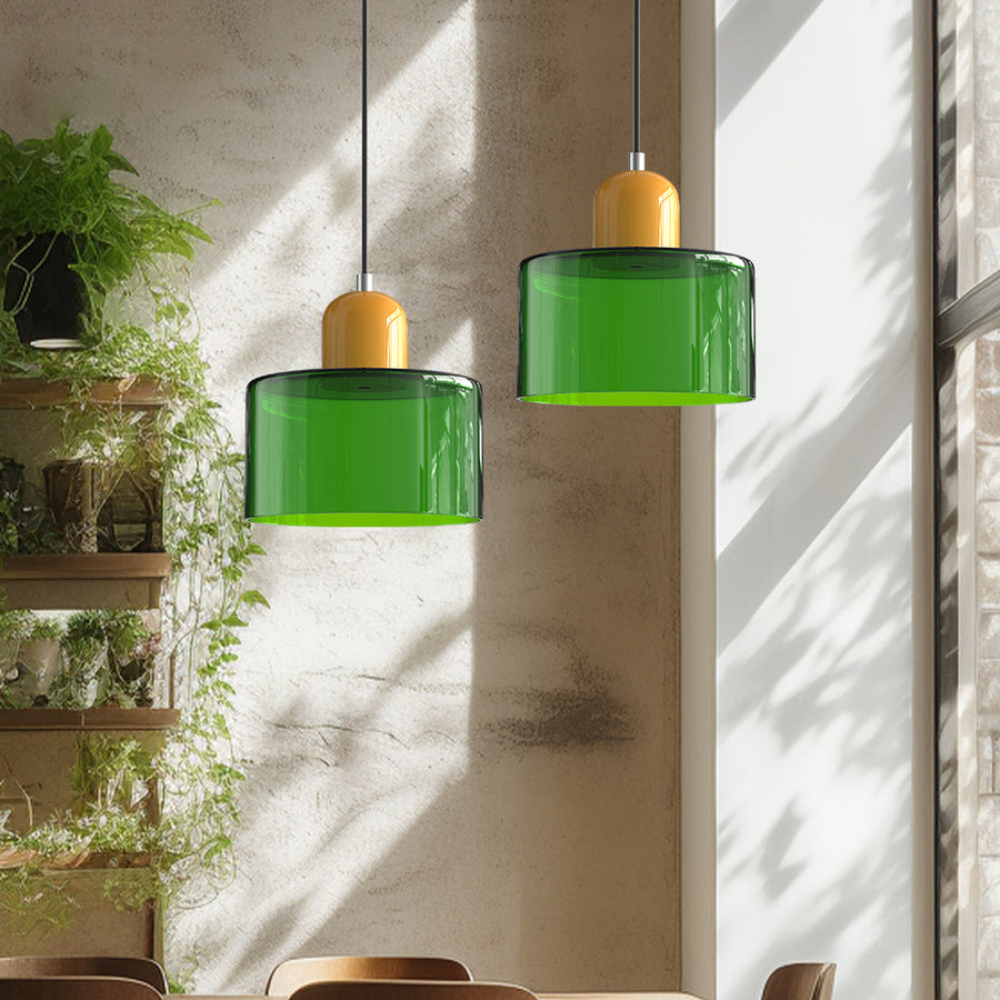 Nordic-style cylinder pendant light – photo 42