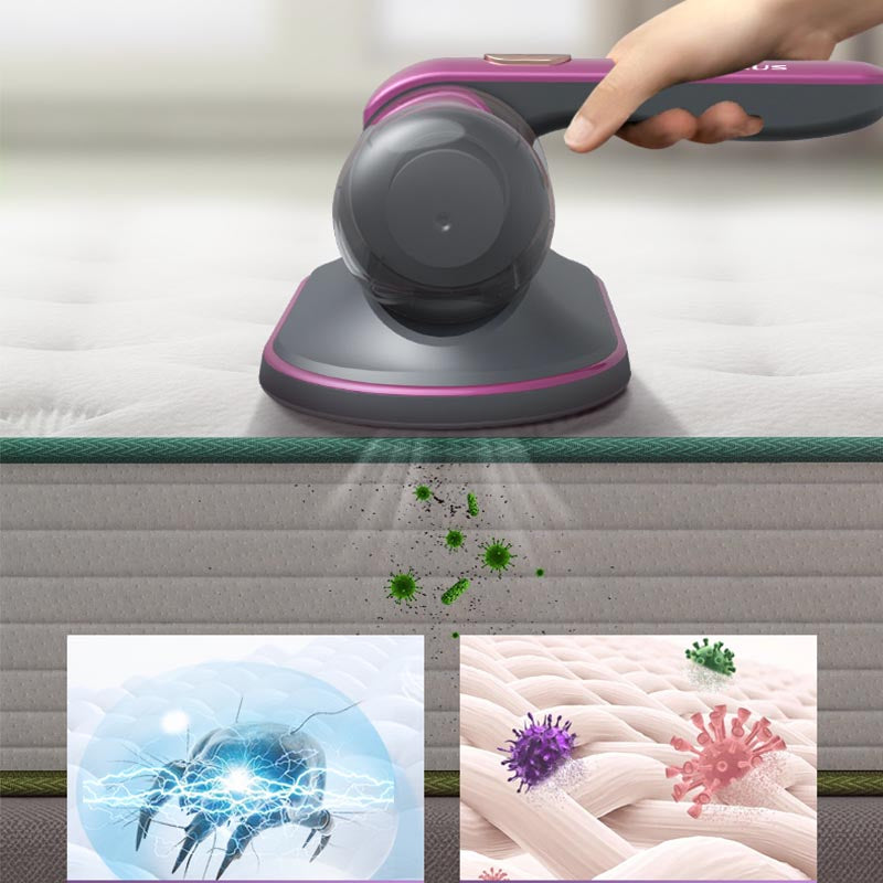 Handheld vacuum with powerful suction - side angle