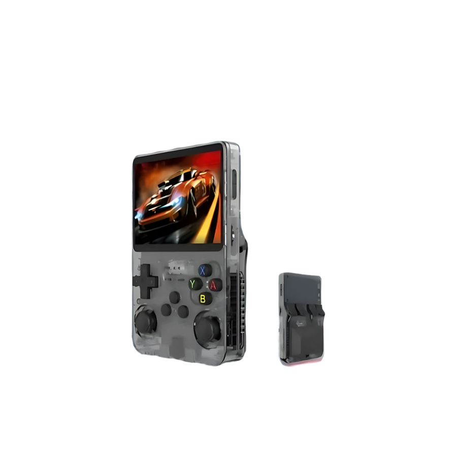 Full set of handheld gaming console in available color options