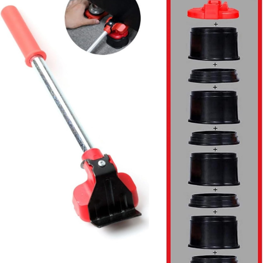 Complete 4-piece furniture moving kit laid out for use