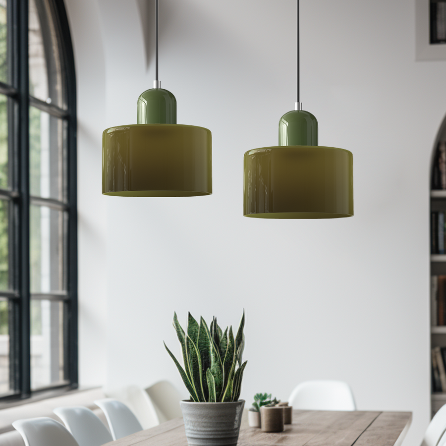 Nordic-style cylinder pendant light – photo 38