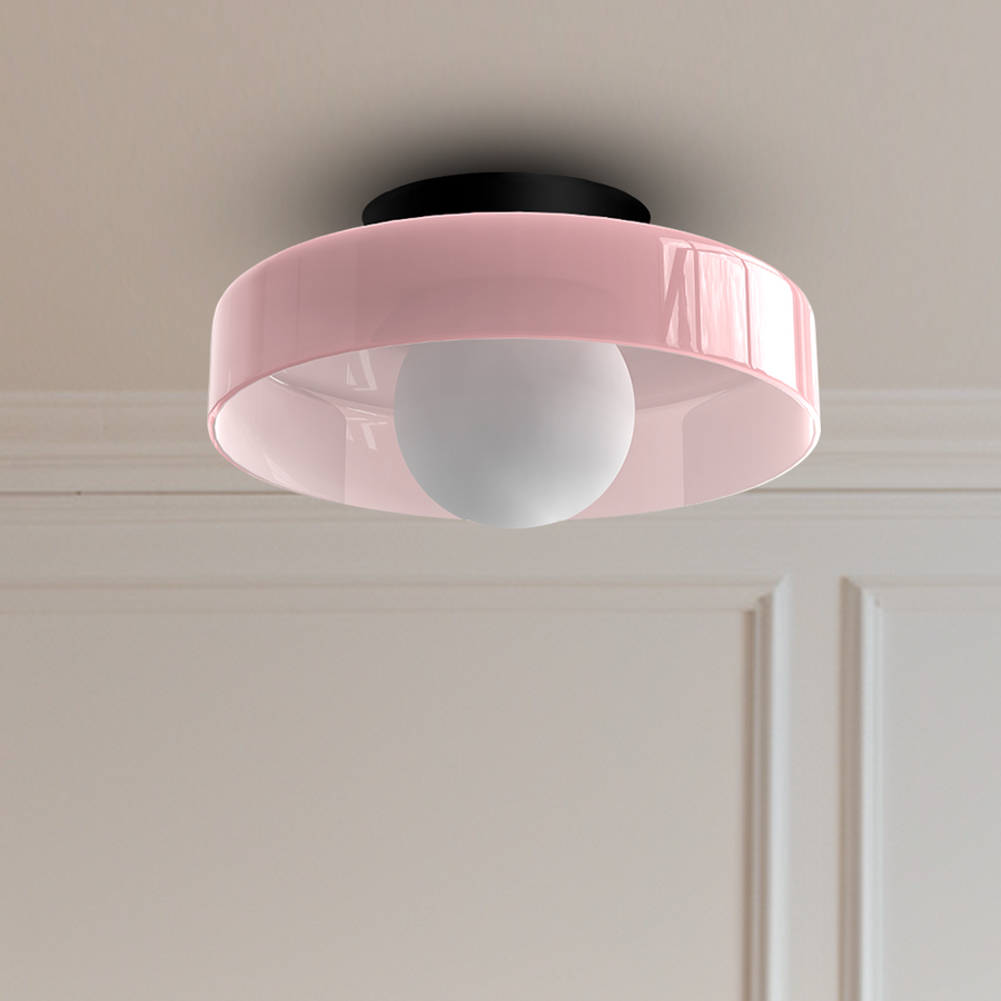 Side view of the minimalist LED flush mount ceiling light