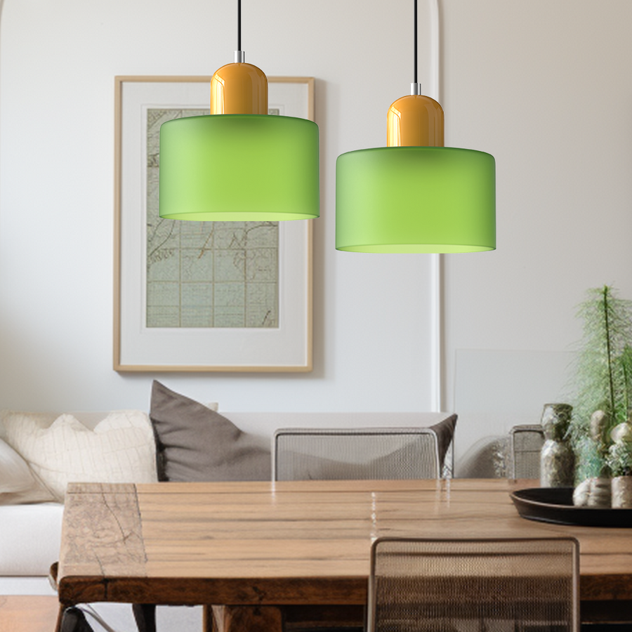 Nordic-style cylinder pendant light – photo 41