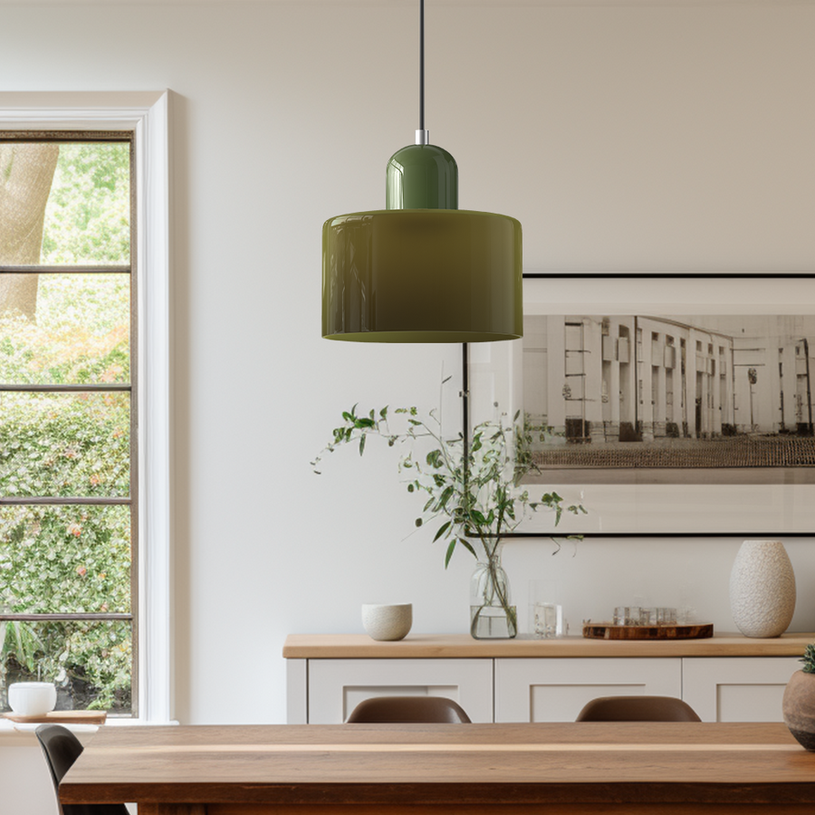 Nordic-style cylinder pendant light – photo 43