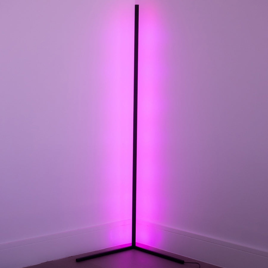 Floor lamp base and cord detail