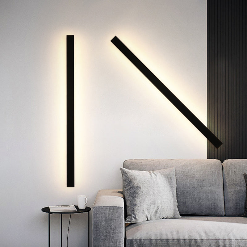 Close-up of the remote control for the wall light