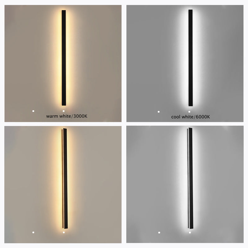Wall light installed near a garage entrance