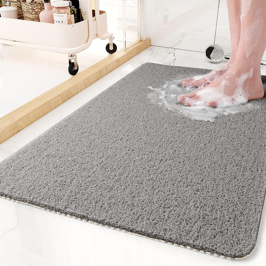 Close-up of the shower mat's textured surface