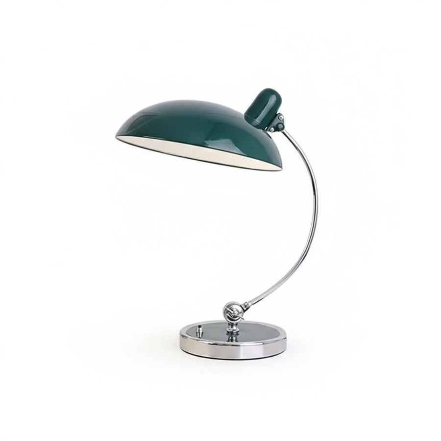 Full view of the lamp from base to shade