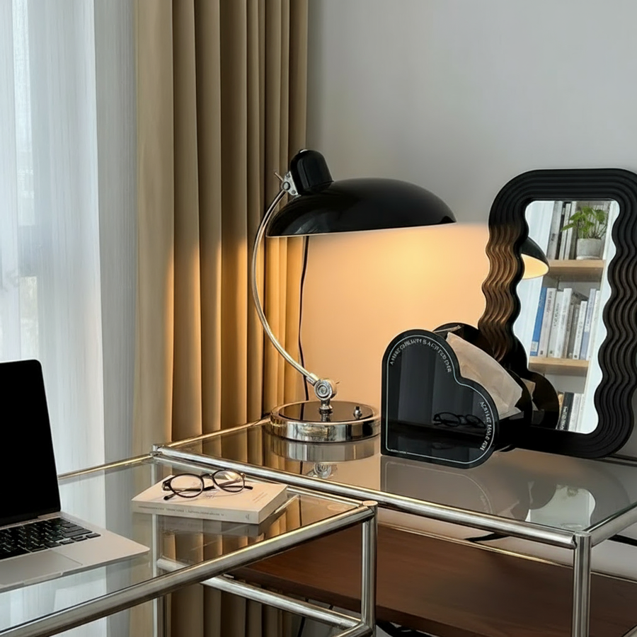 Lamp displayed in a modern bedroom setting