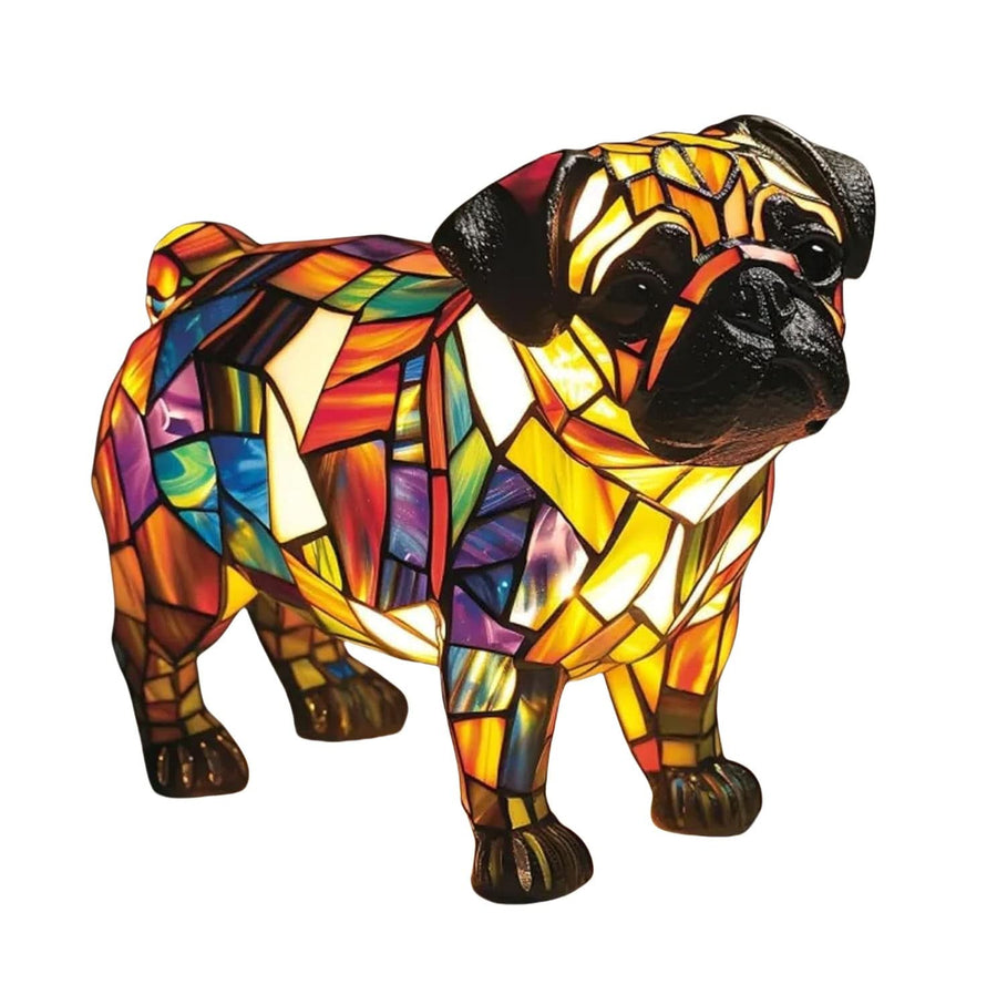Chihuahua design LED table lamp with USB cord