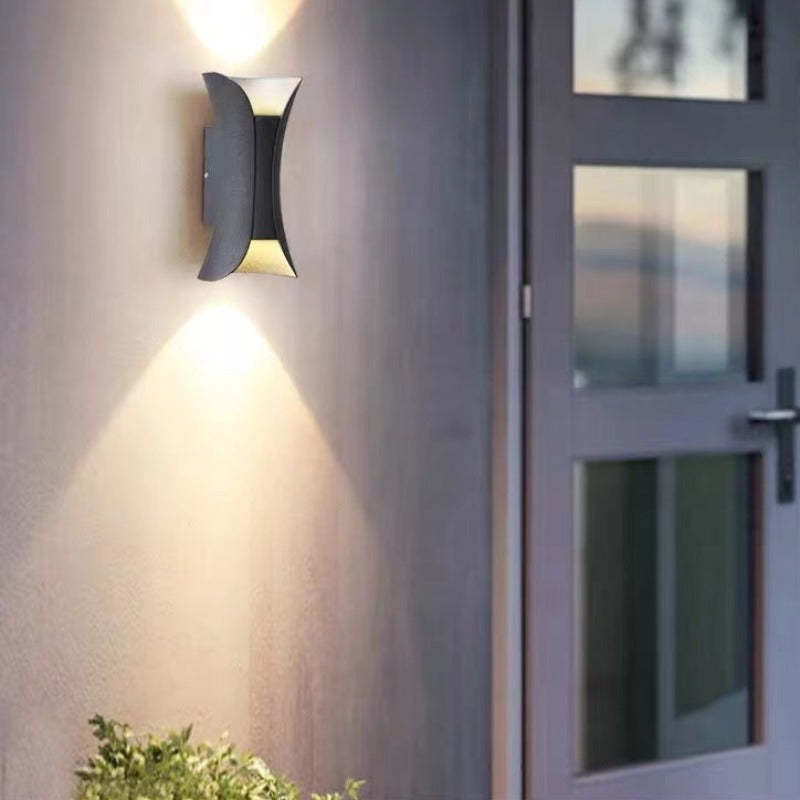 Close-up of the LED light source inside the fixture