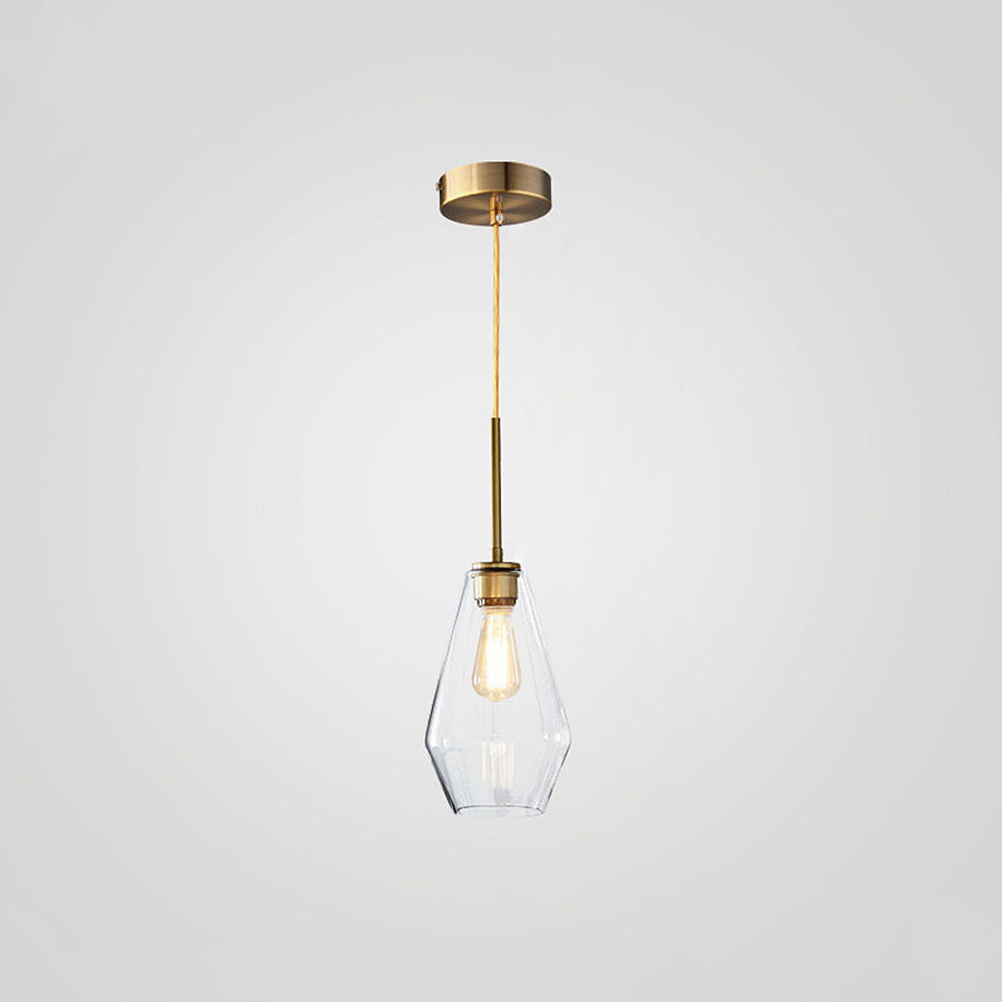 Pendant light photographed against a plain white background