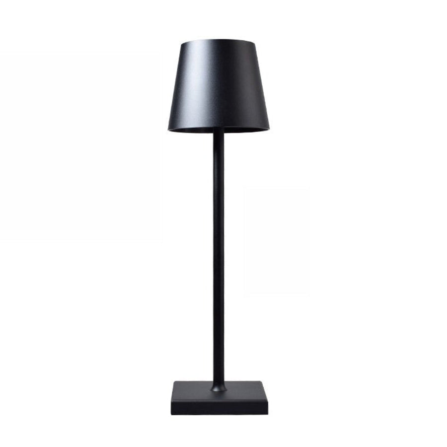 Detail view of the minimalist rechargeable table lamp with touch dimmer
