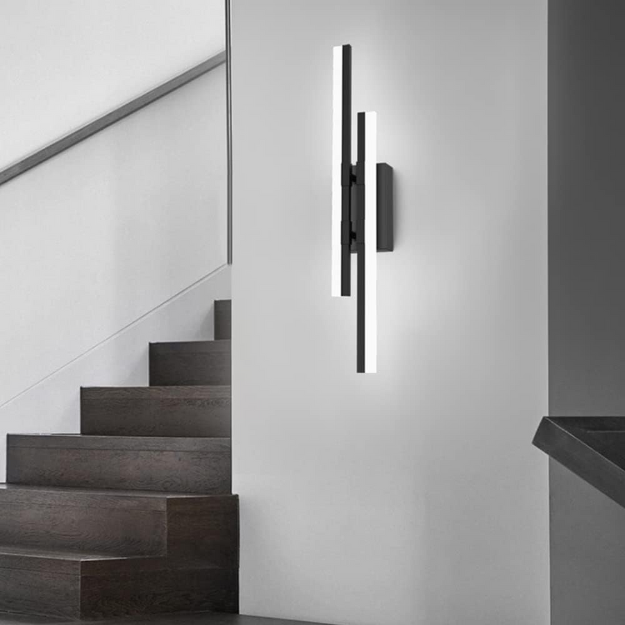 Side view of the linear LED wall sconce