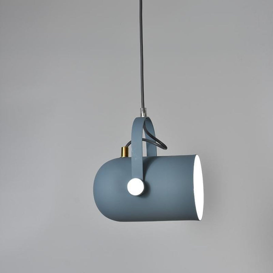 Detail shot of the pendant lamp's finish and texture