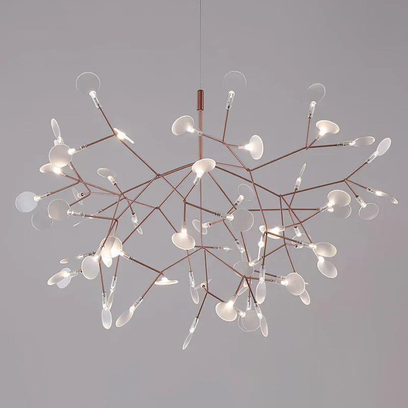 Chandelier shown in a living room setting