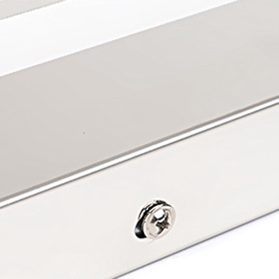 Side view of the rectangular LED wall light
