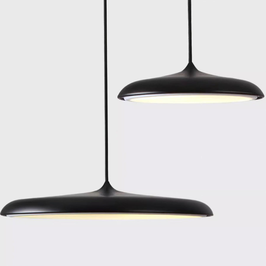 Modern minimalist LED pendant light in macaron colors, image 21
