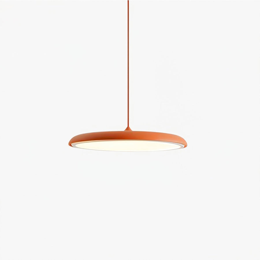 Modern minimalist LED pendant light in macaron colors, image 24