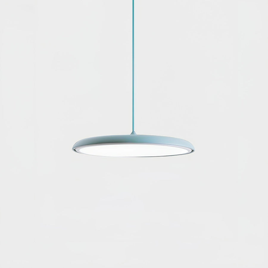 Modern minimalist LED pendant light in macaron colors, image 25