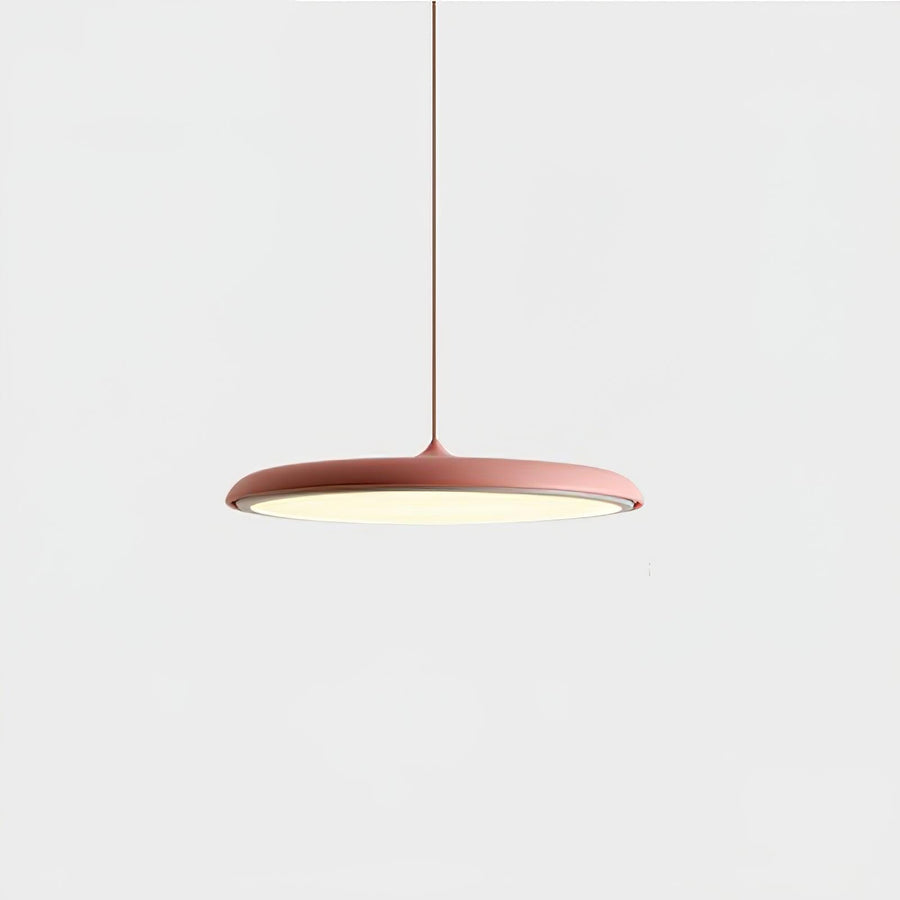 Modern minimalist LED pendant light in macaron colors, image 27