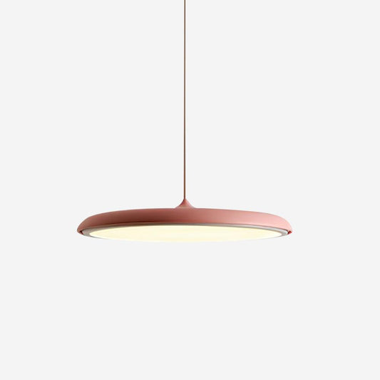 Modern minimalist LED pendant light in macaron colors, image 1