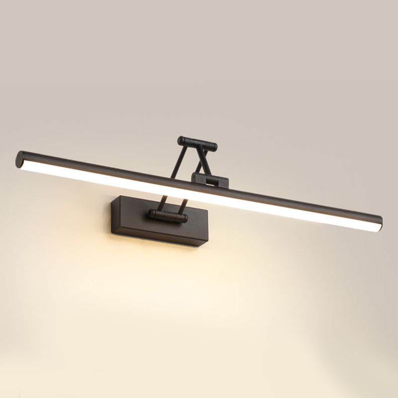 Wall lamp mounted at eye level in a hallway