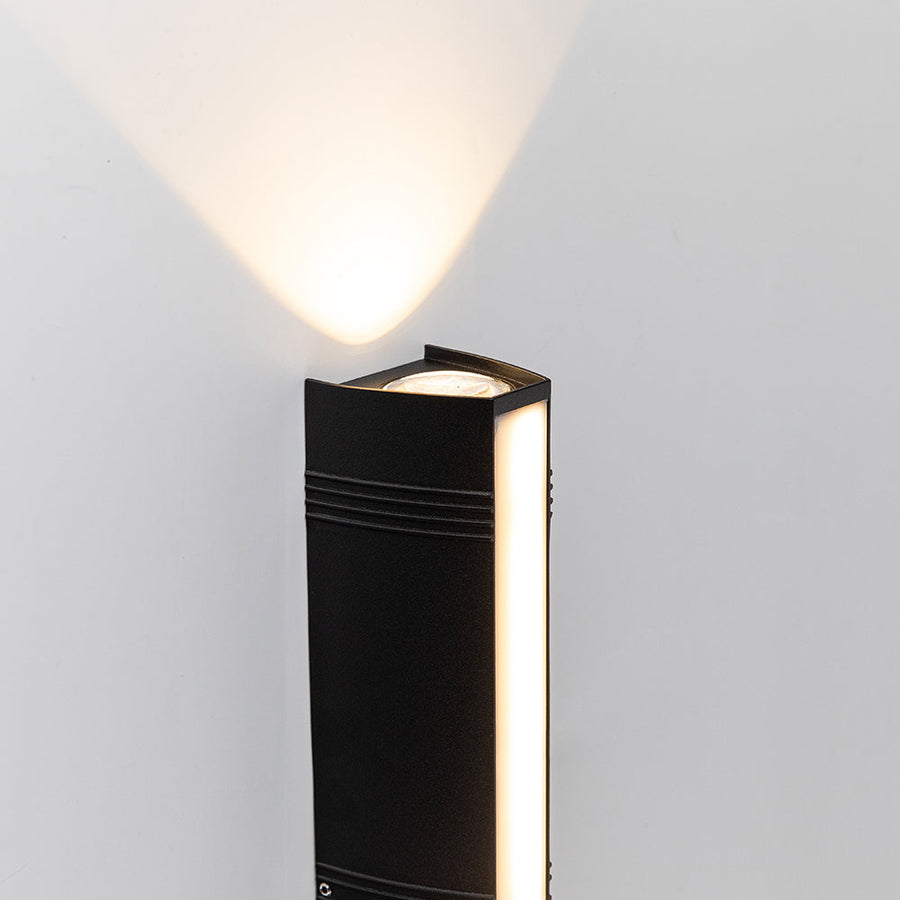 Wall light fixture displayed in different available sizes