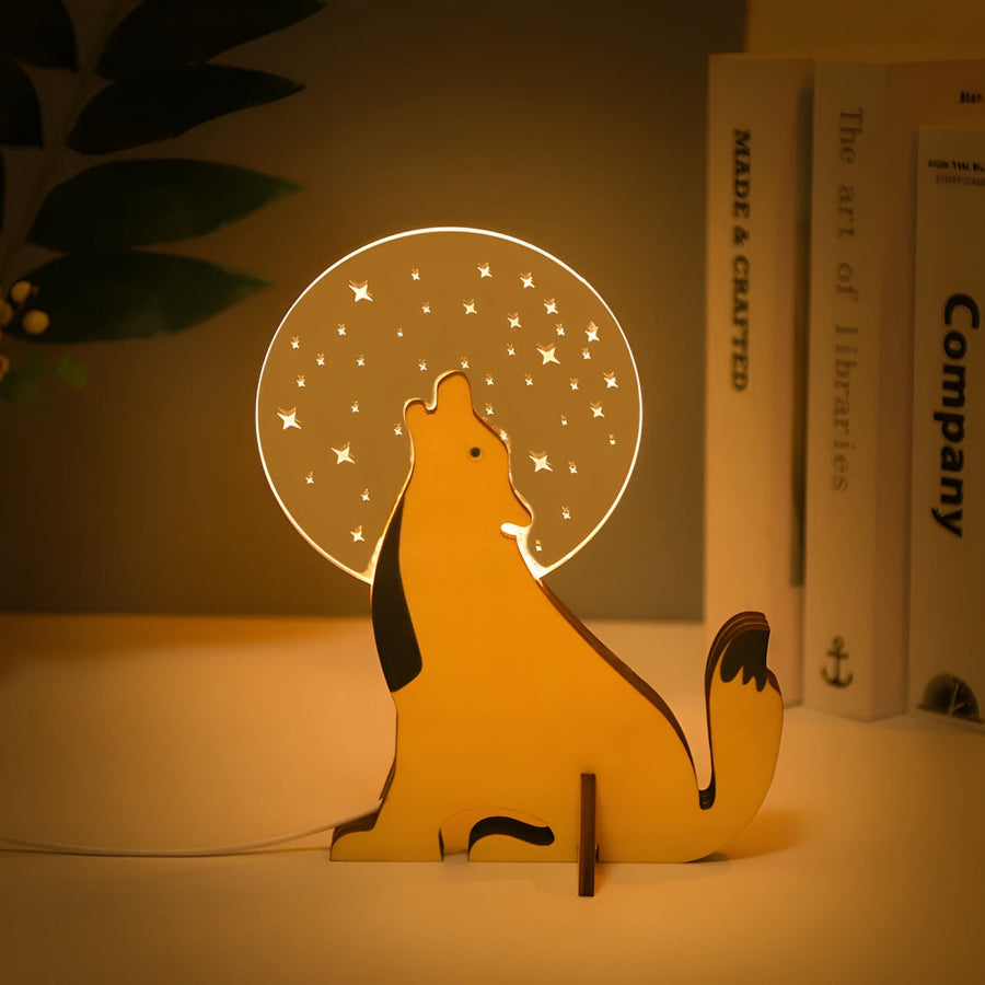 Table lamp with soft ambient lighting in a bedroom setting