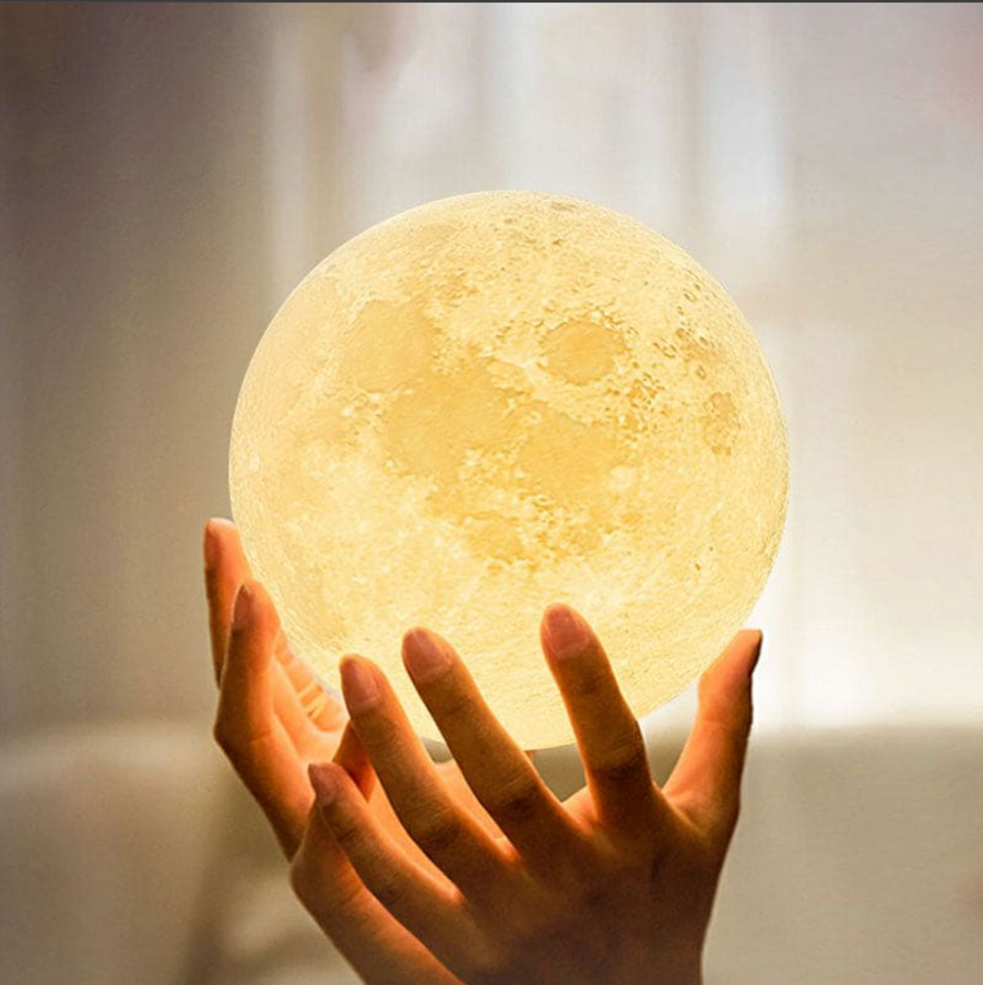 Table lamp placed on a living room side table