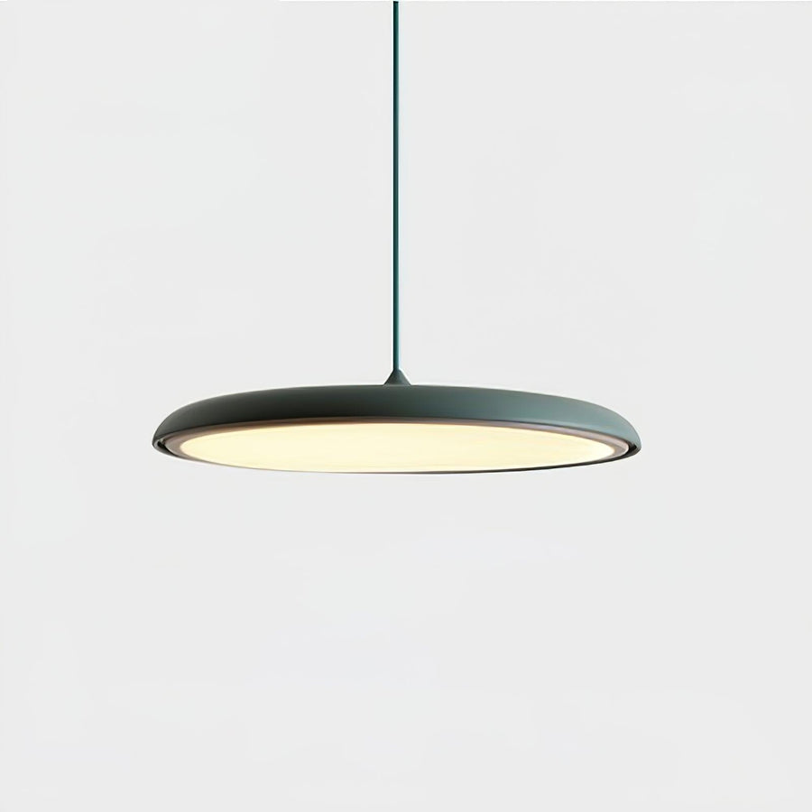 Pendant light shown in gray finish