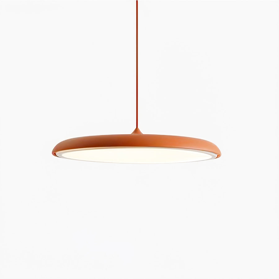 Pendant light shown in white finish