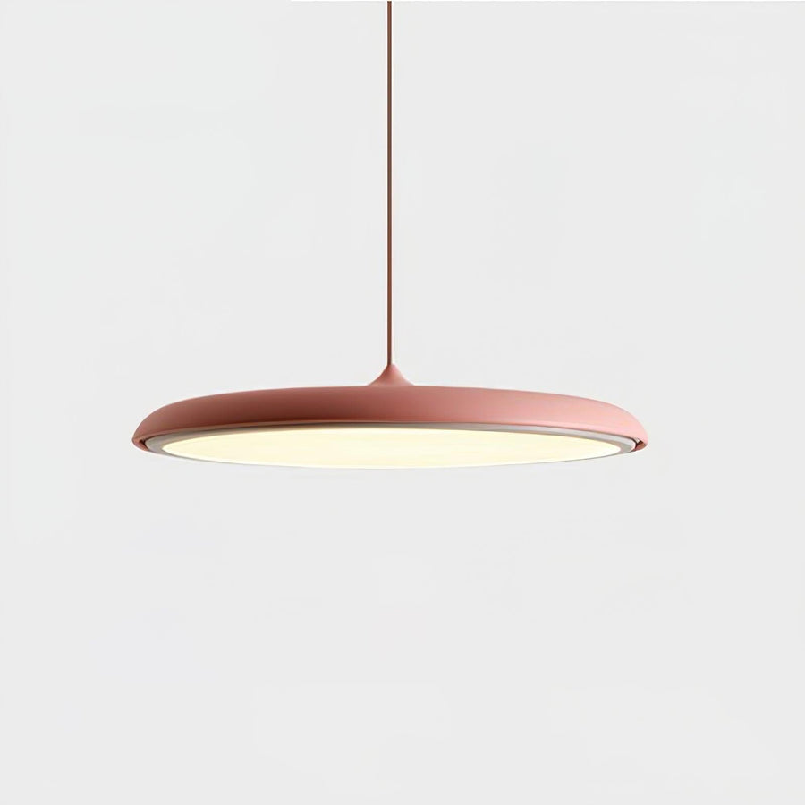Pendant light shown in green finish