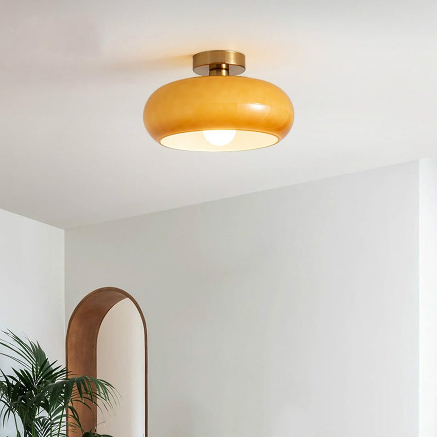 Ceiling light shown in a kitchen space