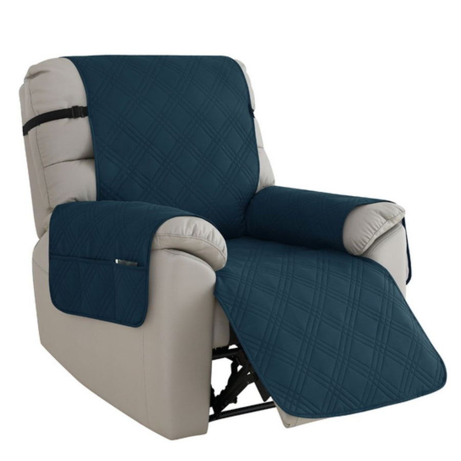 Recliner chair cover shown in a different color option