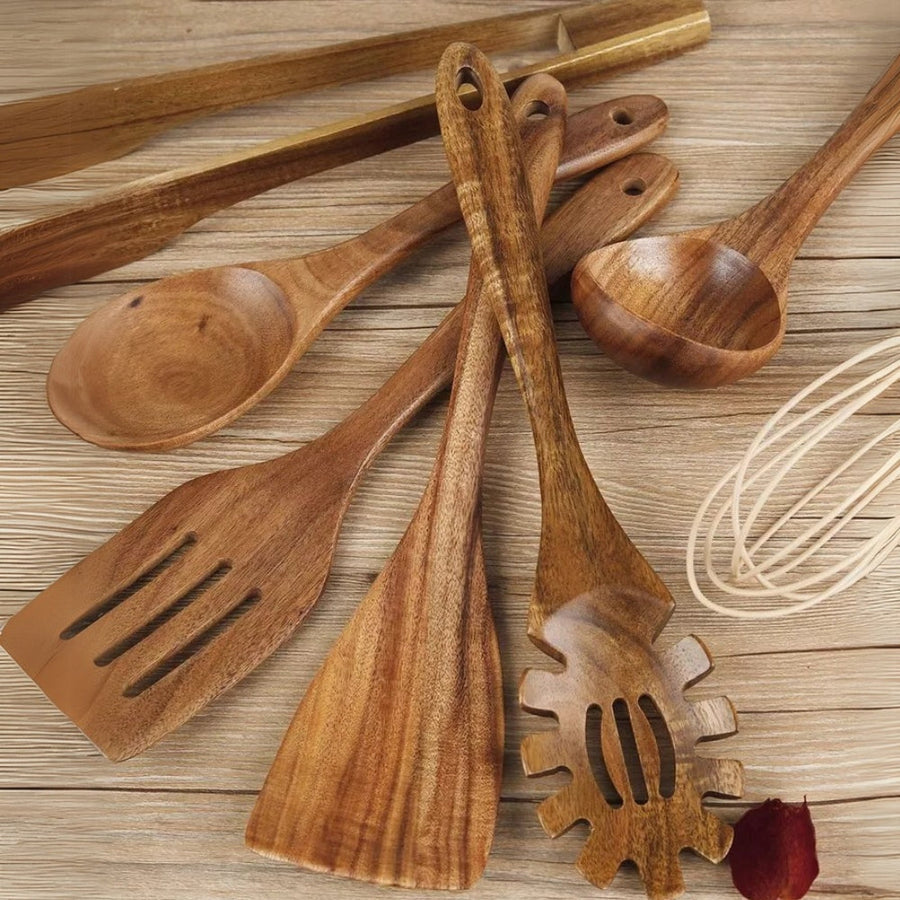 Wooden kitchen utensils photo 5