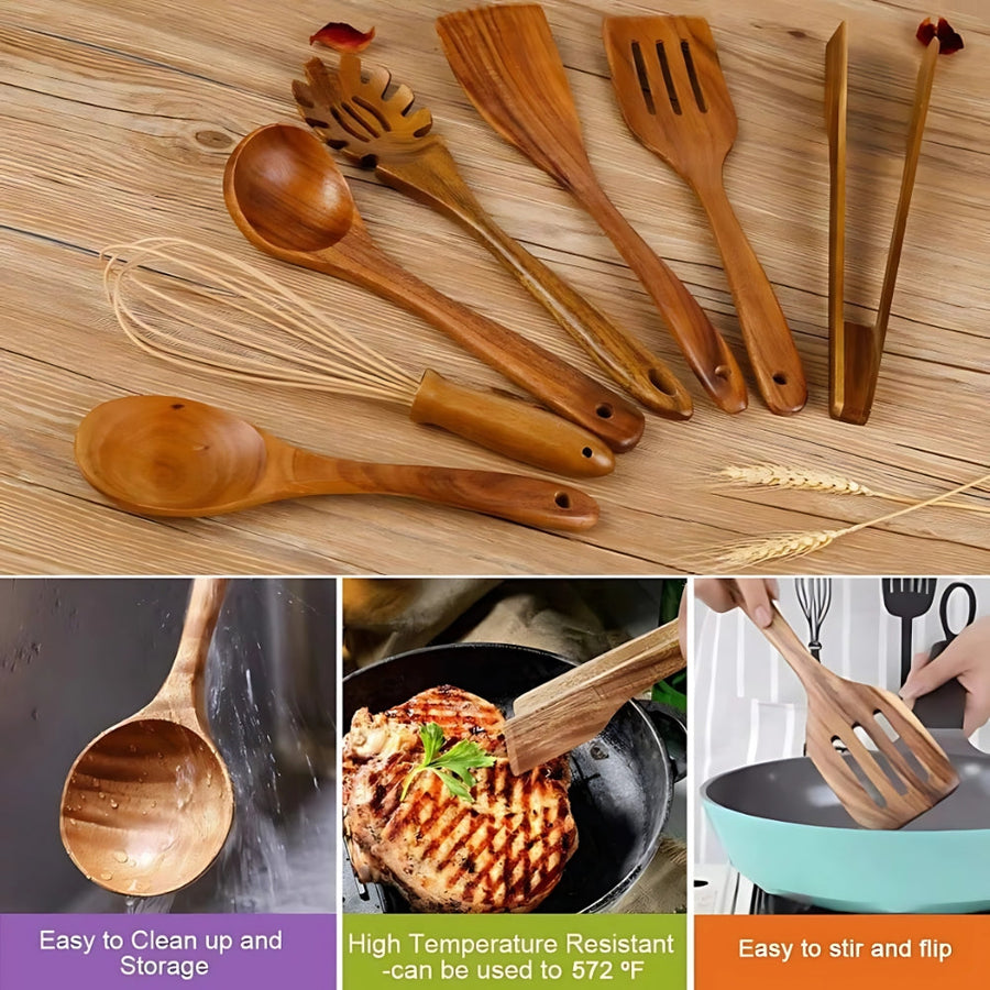 Wooden kitchen utensils photo 2