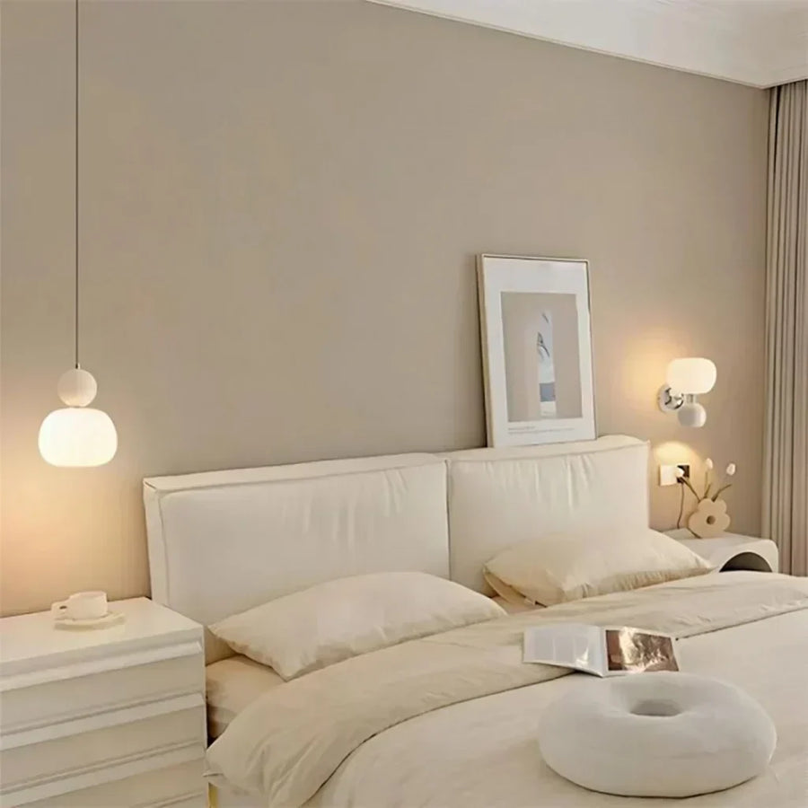 Single-head pendant light shown in green color