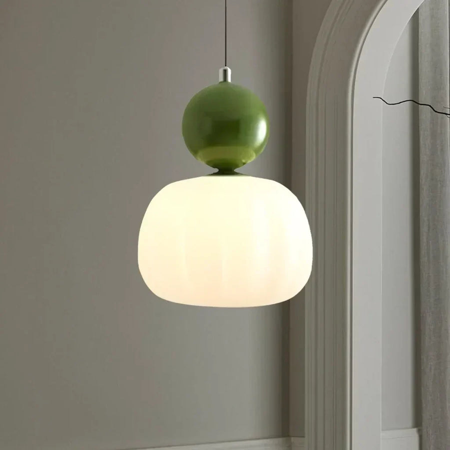Side view of the adjustable pendant light cord and canopy