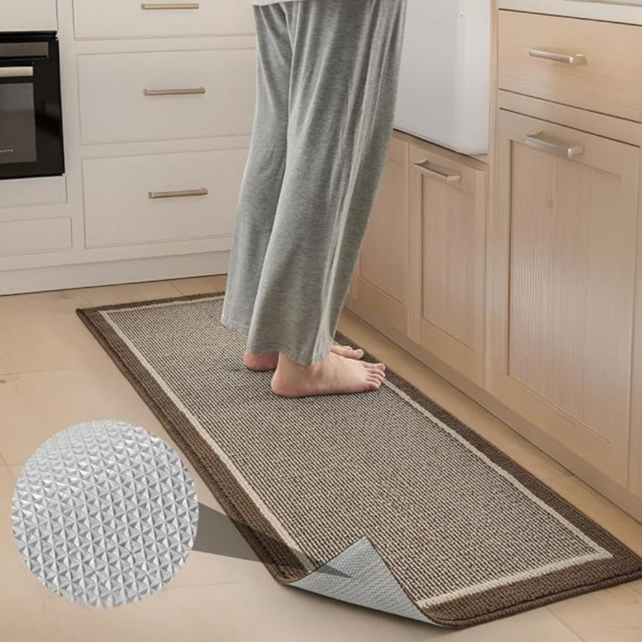Knitted two-tone kitchen mat, photo 2