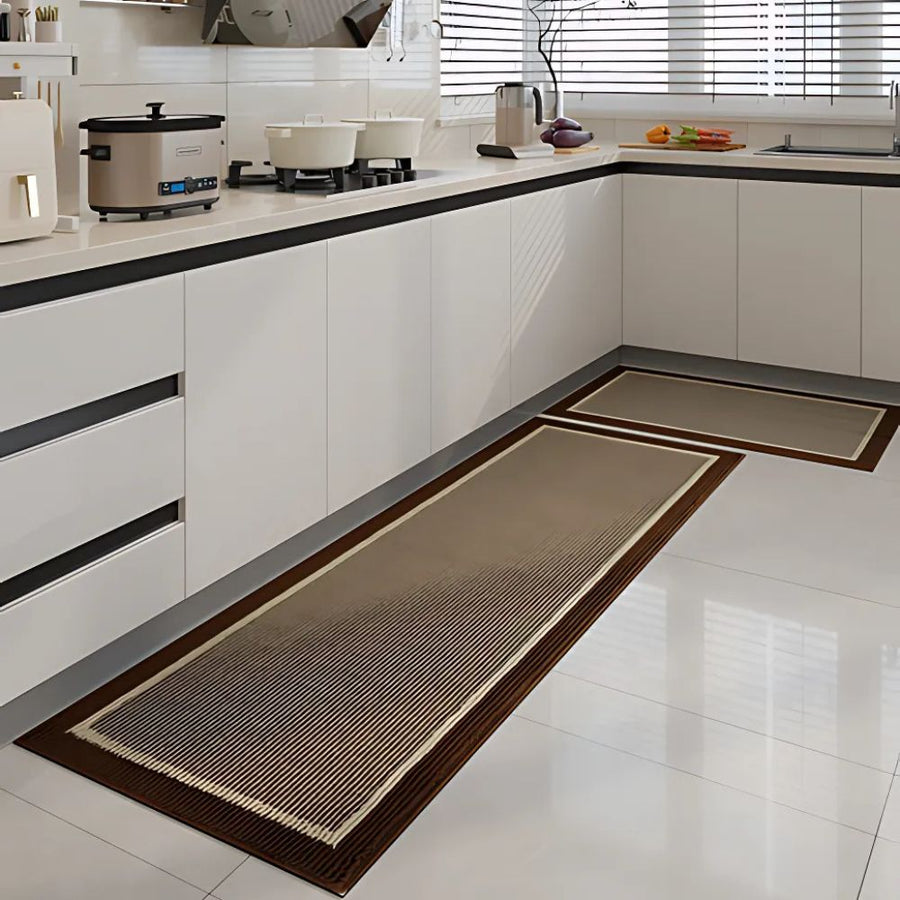 Knitted two-tone kitchen mat, photo 5