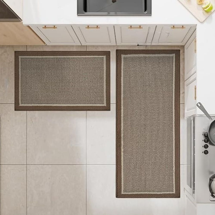 Knitted two-tone kitchen mat, photo 9