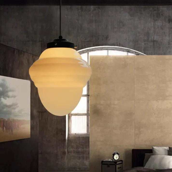 Pendant light illuminated with warm light